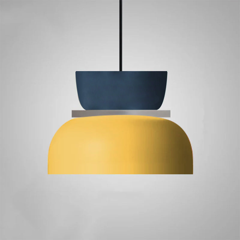 Luminaire suspendu à DEL à 1 lumière Macaron coloré nordique 