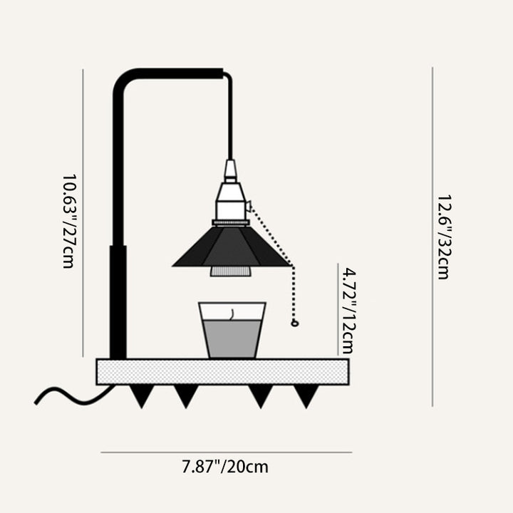 Moderne eklektische achteckige Lederschirm Walnussholz Basis Messing 1-Licht Schmelzwachs Tischlampe für Schlafzimmer 