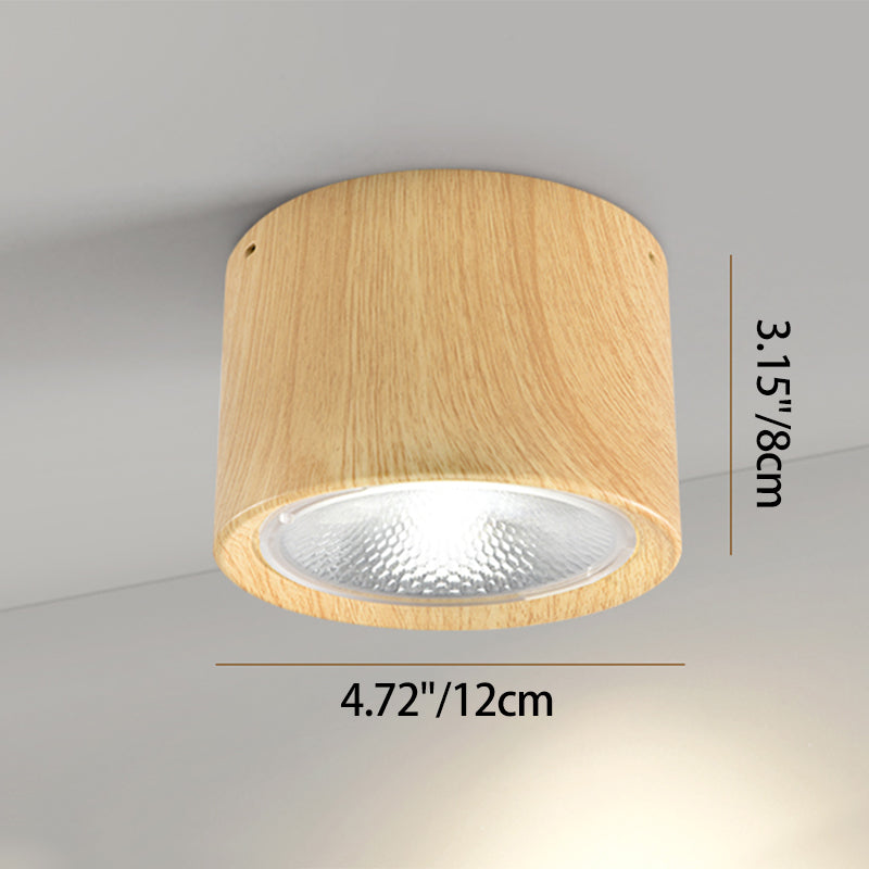 Nordic Cylinder Spotlight LED Flush Mount Ceiling Light