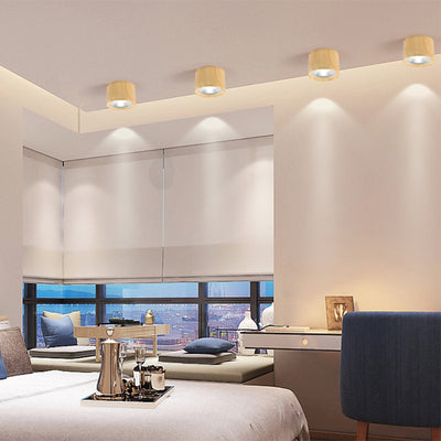 Nordic Cylinder Spotlight LED Flush Mount Ceiling Light