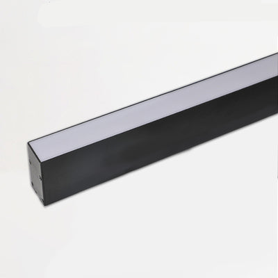 Plafonnier LED en aluminium acrylique long minimaliste moderne pour salon 