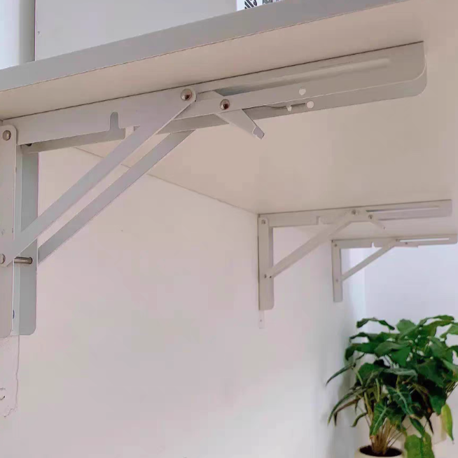 Moderner minimalistischer Teller aus Stahlmetall Rechteckiger klappbarer Bartisch 1-Tablett für die Küche 
