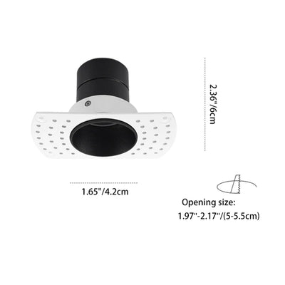 Mini Frameless LED Recessed Spotlight - Smart Dimmable Flush Mount Ceiling Light For Living Room