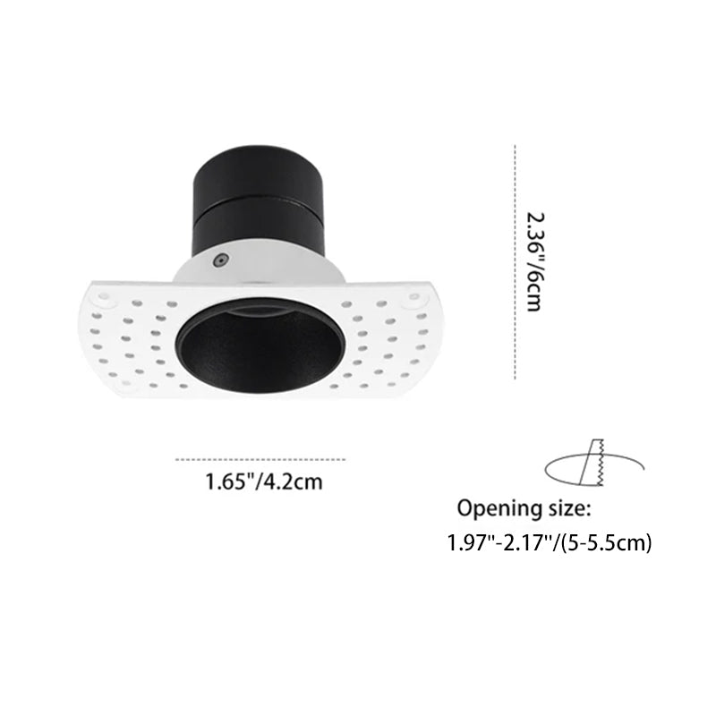 Mini Frameless LED Recessed Spotlight - Smart Dimmable Flush Mount Ceiling Light For Living Room