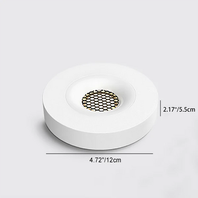 Luz de techo LED empotrada con foco de panal redondo de hierro minimalista moderno para pasillo 