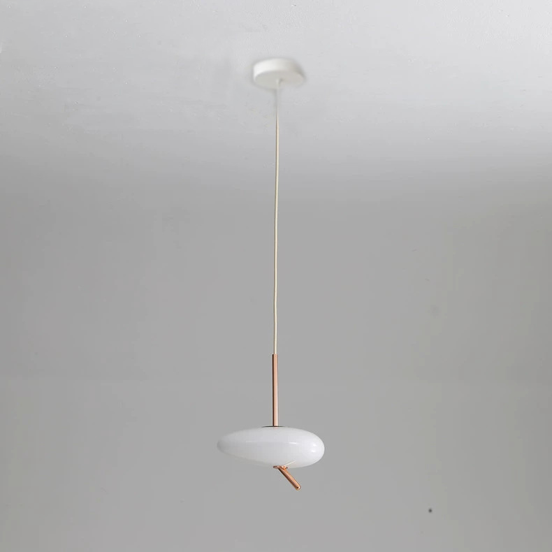 現代的な北欧の鉄の小石LEDペンダントライト 寝室用 