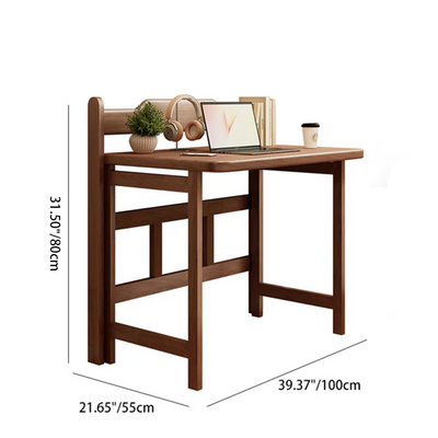 モダンミニマリスト折りたたみ式長方形木製デスクホームオフィス用 
