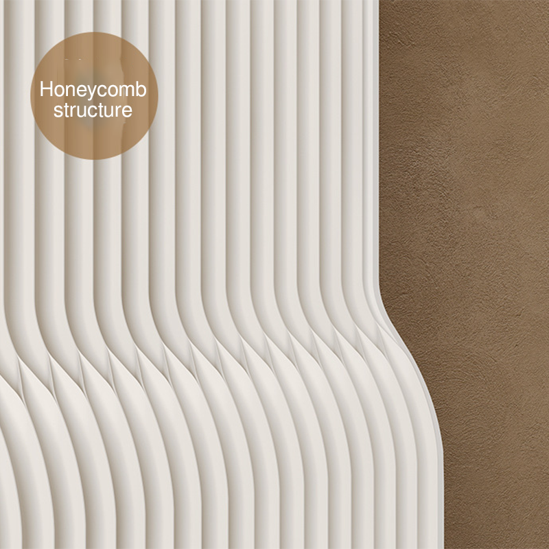 Divisor de habitación impermeable extensible de papel kraft rectangular creativo contemporáneo para sala de estar 
