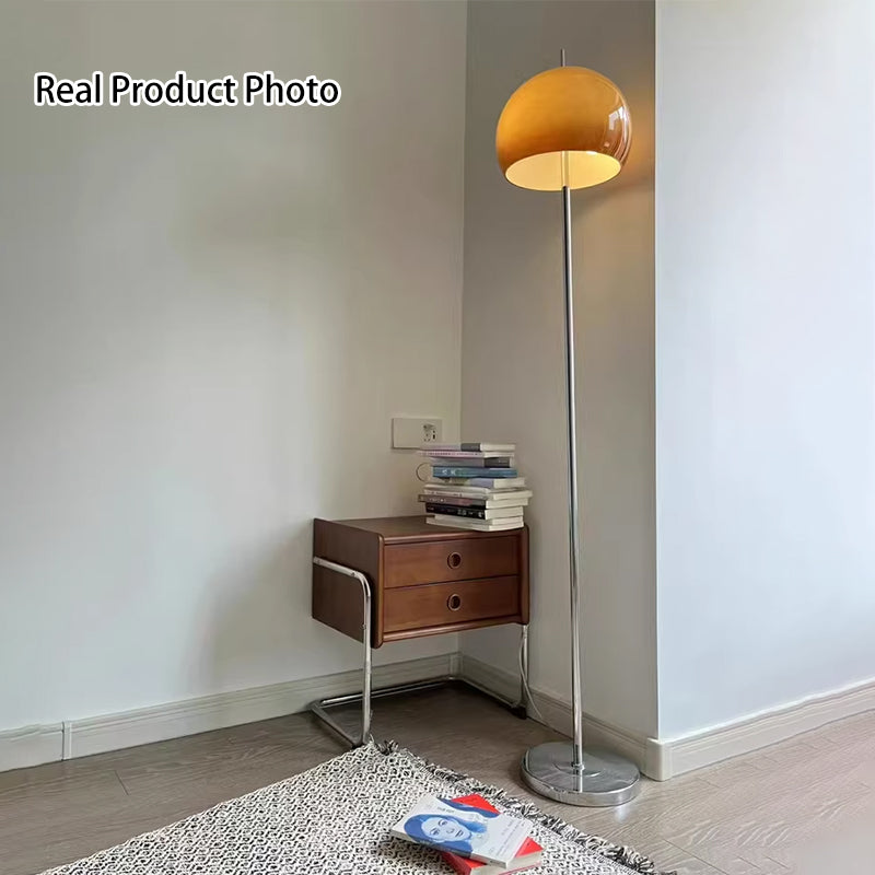Table de chevet contemporaine rétro rectangulaire en chêne, cadre en acier inoxydable, 2 tiroirs pour chambre à coucher 