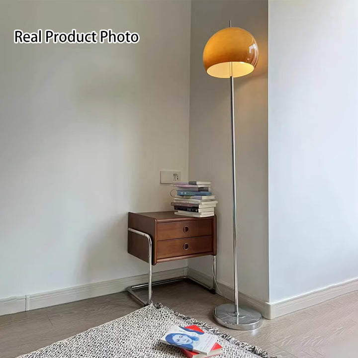 Table de chevet contemporaine rétro rectangulaire en chêne, cadre en acier inoxydable, 2 tiroirs pour chambre à coucher 