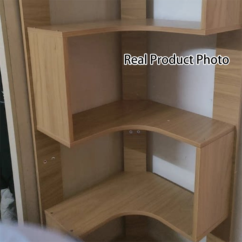 Estanterías Rectangulares Minimalistas Modernas de MDF de 6 Niveles para Sala de Estar 