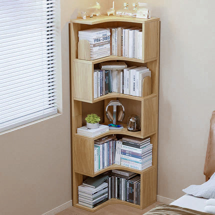 Estanterías Rectangulares Minimalistas Modernas de MDF de 6 Niveles para Sala de Estar 