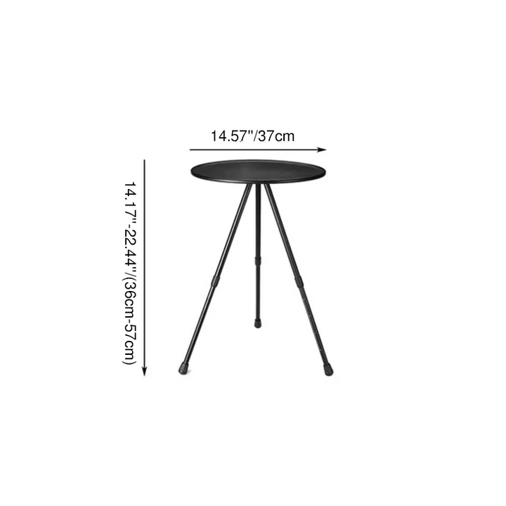 Modern Simplicity Round Tripod ABS Aluminum Alloy Outdoor Coffee Table For Outdoor