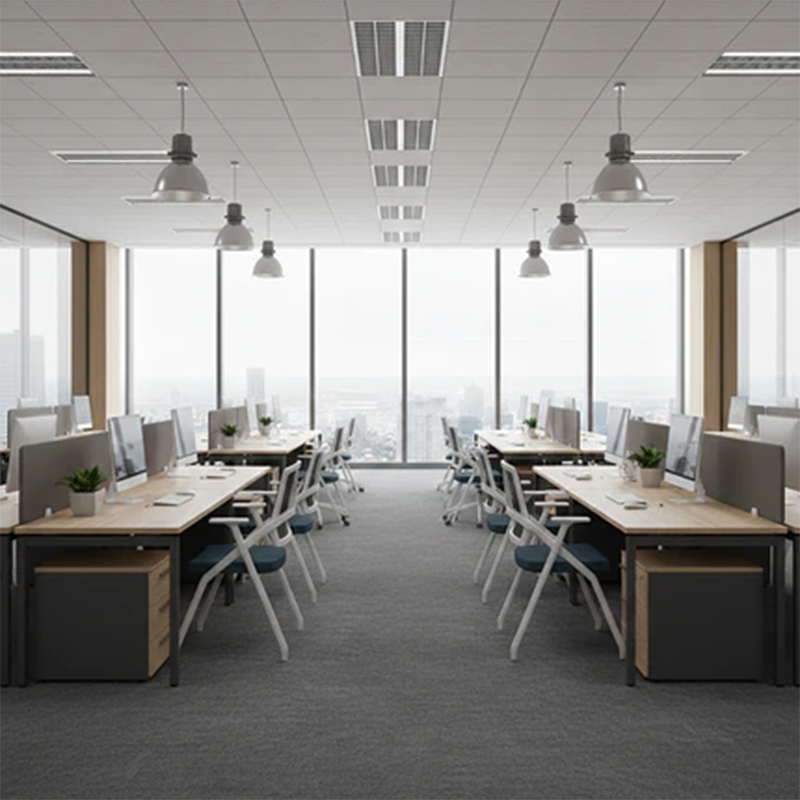 Silla de oficina plegable ergonómica moderna - Silla de escritorio rectangular apilable con asiento abatible y reposabrazos 2D para oficina en casa 