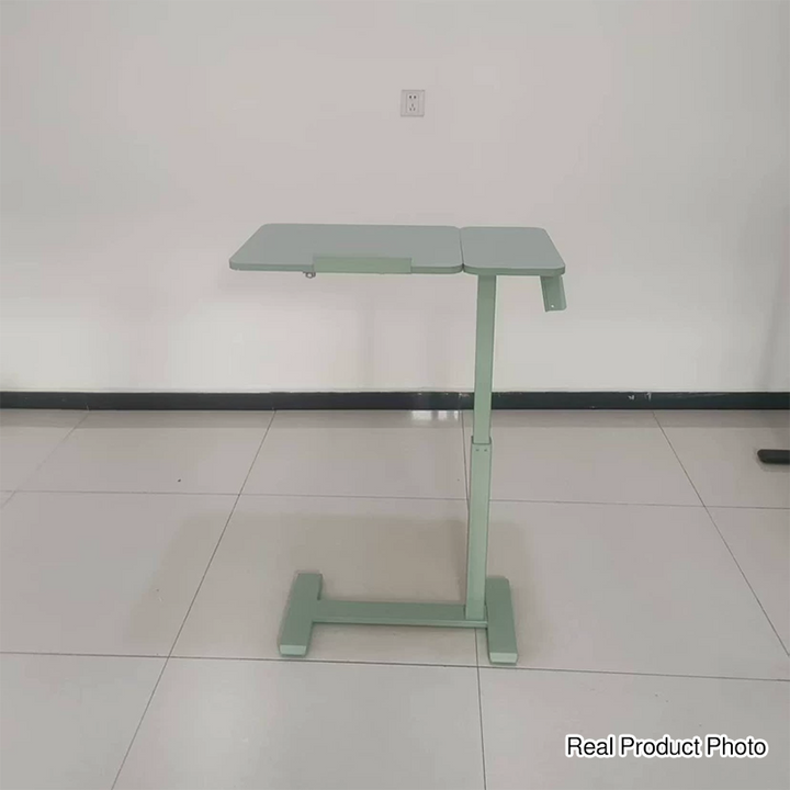 Moderner minimalistischer rechteckiger höhenverstellbarer Schreibtisch aus mitteldichter Faserplatte und Eisen, 1-stufig, für das Home Office 