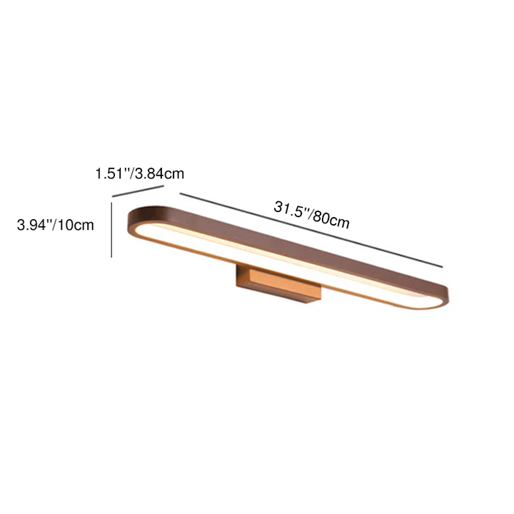 Modern Minimalist Circular Aluminum Vanity Light LED Mirror Front Wall Sconce Lamp For Bathroom