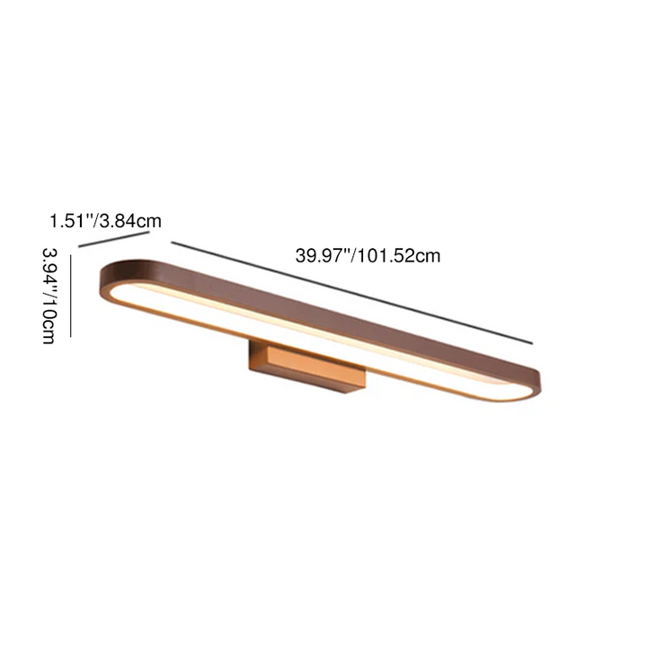 Modern Minimalist Circular Aluminum Vanity Light LED Mirror Front Wall Sconce Lamp For Bathroom