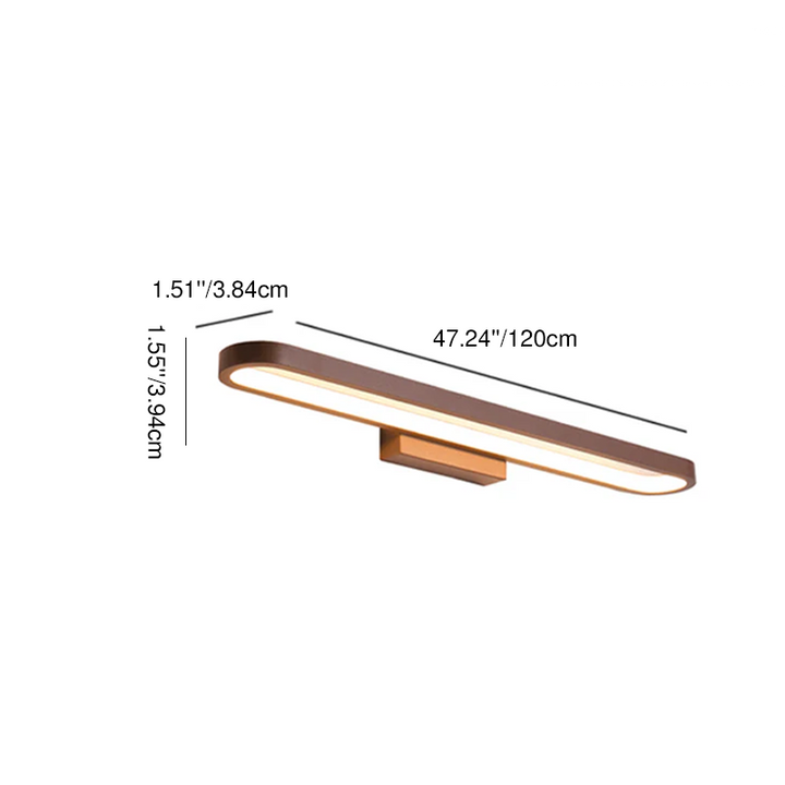 Modern Minimalist Circular Aluminum Vanity Light LED Mirror Front Wall Sconce Lamp For Bathroom