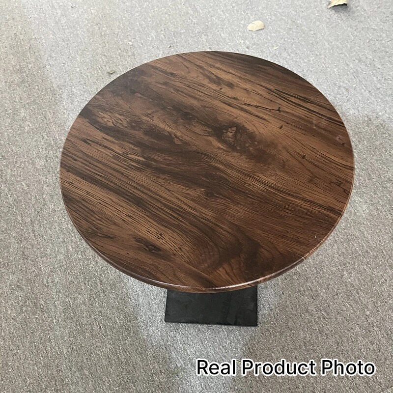 Zeitgenössischer nordischer runder Beistelltisch mit zwei Ebenen aus mitteldichter Faserplatte, Glas, Acryl, mikrokrystallinem Stein, Kohlenstoffstahl und Marmor für das Wohnzimmer 