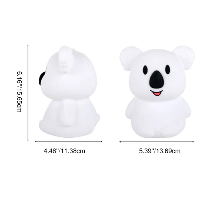 Moderne kreative Koala-Silikon-USB-Pat-LED-Nachtlicht-Tischlampe 