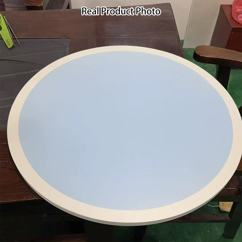 Moderner minimalistischer runder Couchtisch mit Tischplatte aus lackiertem Eisen und MDF, 4-beinig, für das Wohnzimmer 