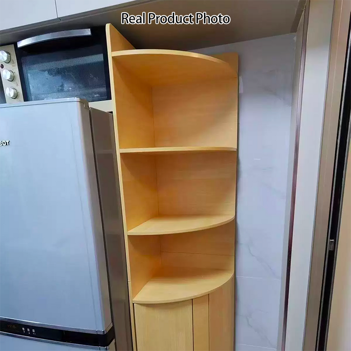 Étagères à livres en bois massif triangulaires créatives contemporaines à 4 étagères pour chambre 