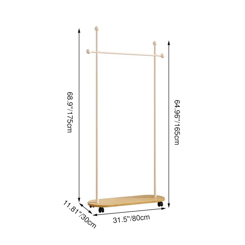 Moderner minimalistischer rechteckiger Hallenbaum aus Kohlenstoffstahl und mitteldichter Faserplatte für Schlafzimmer und Eingangsbereiche 