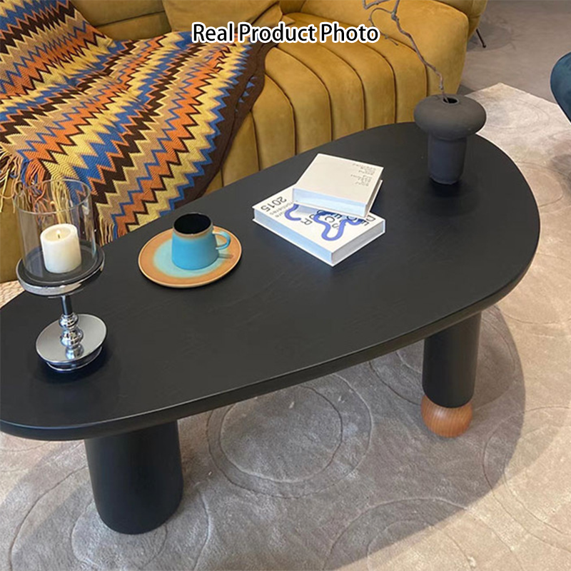 Moderner Mid-Century Alien Ovaler Kiefer-Couchtisch für das Wohnzimmer 