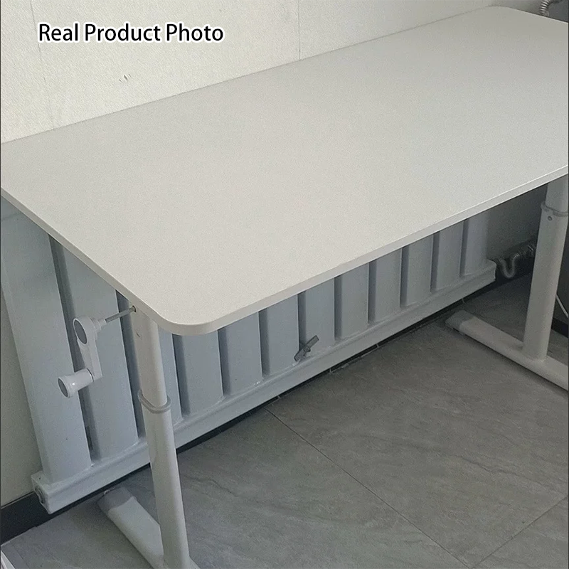 Moderne minimalistische rechteckige Schreibtische aus Karbonstahl und MDF für das Homeoffice 