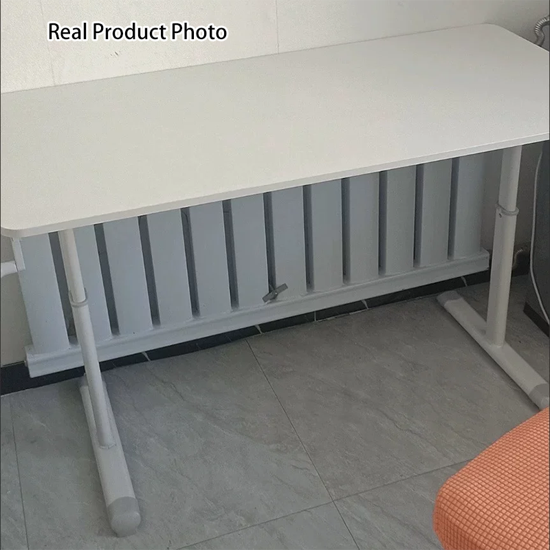 Moderne minimalistische rechteckige Schreibtische aus Karbonstahl und MDF für das Homeoffice 