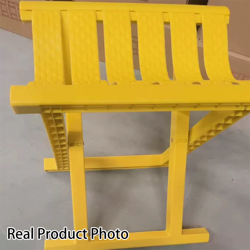 Contemporary Industrial PP TPE Square Foldable Camping Low Stool Portable For Outdoor And Living Room