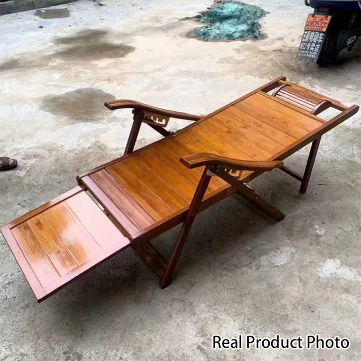 Repose-bras et dossier pliables en bambou et bois rectangulaires traditionnels chinois pour salon 