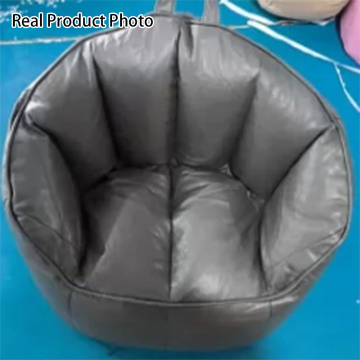 Canapé paresseux en tissu technique nordique contemporain avec dossier et repose-pieds pour salon et chambre 