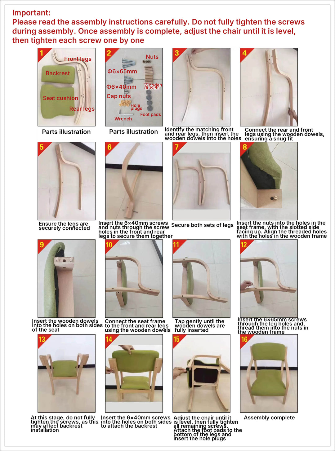 Modern Simplicity Fabric Plywood Sponge Square Curved Dining Chair Backrest Armrest For Dining Room