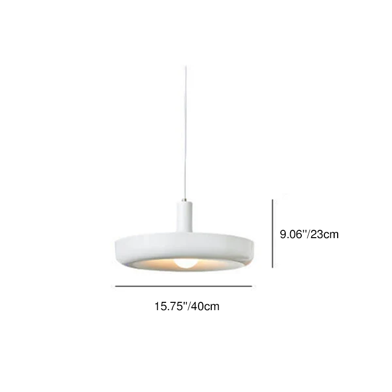 Modern Minimalist UFO Iron Disc 1-Light Pendant Light For Living Room &amp; Dining Room