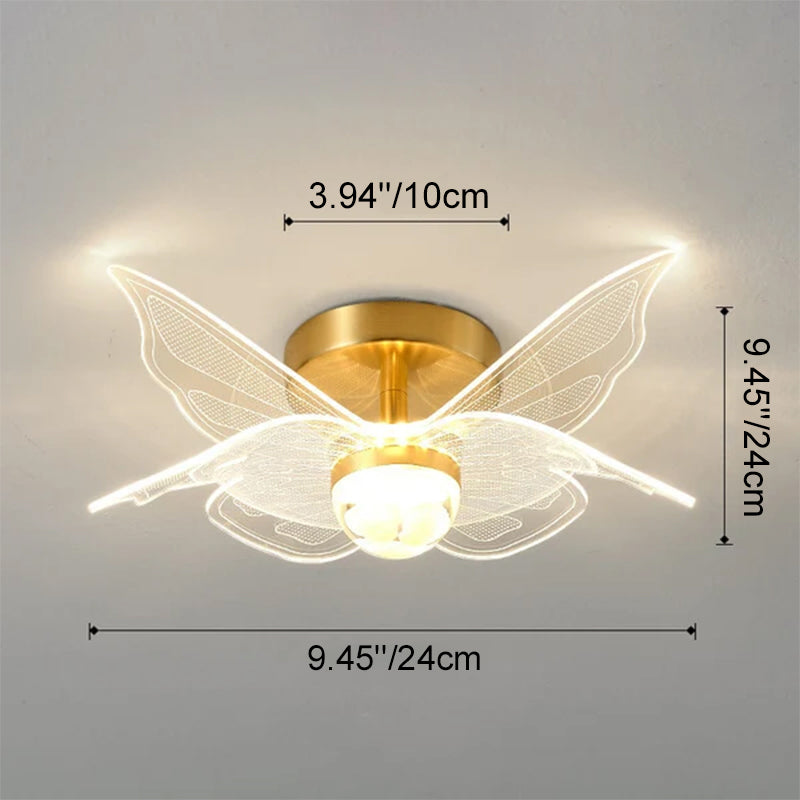 تصميم إضاءة LED شبه متدلية بطبقة مزدوجة متداخلة باللون الذهبي الإبداعي 