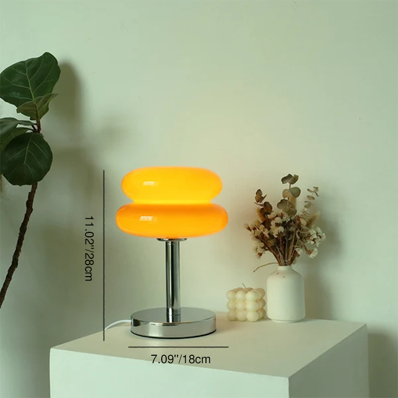 Moderne Glas-Tart-Design 1-Licht Tischlampe 
