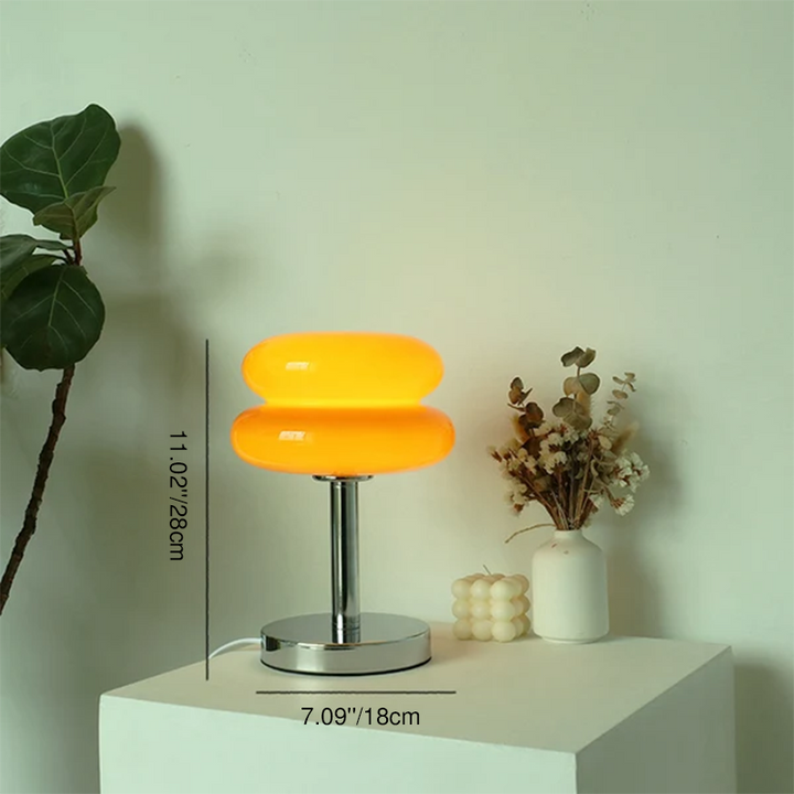 Moderne Glas-Tart-Design 1-Licht Tischlampe 