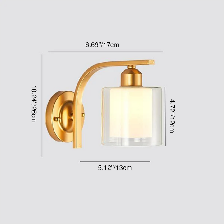 Moderne Glas Kreative Mehrstilige 1-Licht Wandleuchte 