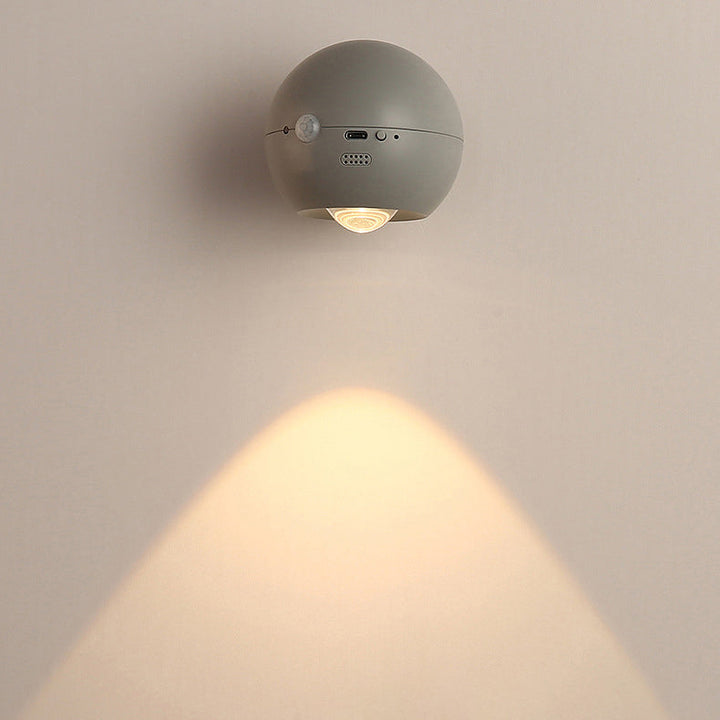 Moderne minimalistische Orb USB ABS LED Wandleuchte Lampe für Schlafzimmer 
