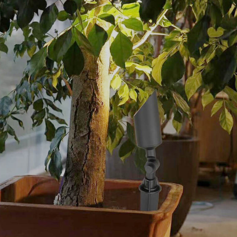 Moderne Einfachheit Zylinder Aluminium 1-Licht Plug In Boden Lampe Außenleuchte für Garten 