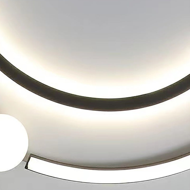 Moderne minimalistische Eisen Silica rechteckige quadratische runde LED Unterputz Deckenleuchte für Wohnzimmer 