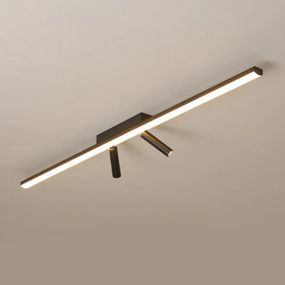 Nordic Minimalist Acrylic Long Strip Track Spotlight LED Flush Mount Ceiling Light