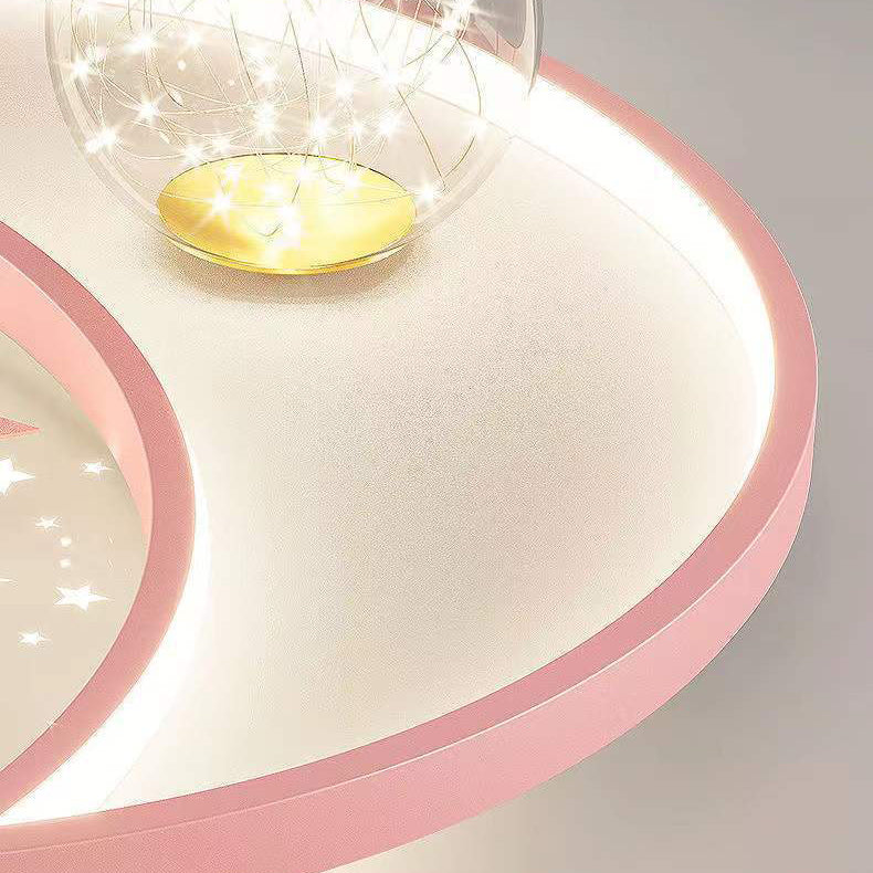 Zeitgenössische kreative Acryl Sternenhimmel LED Unterputz Deckenleuchte für Wohnzimmer 