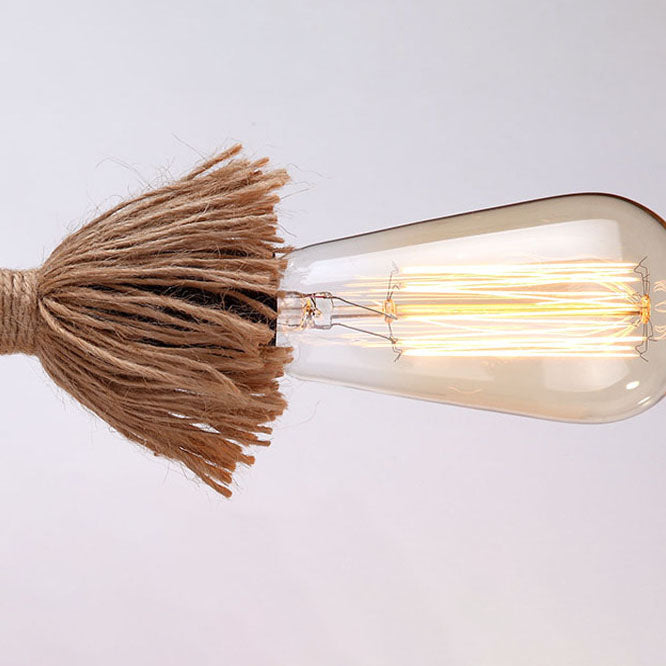 Traditionelle Vintage Holzbalken Eisenkäfig 1-Licht Wandleuchte Lampe für Wohnzimmer 