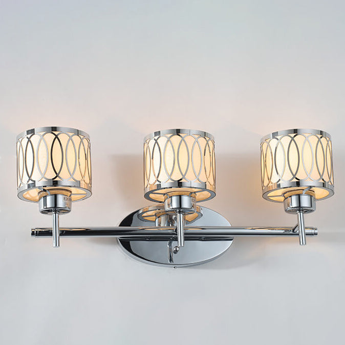 Nordic Vintage Zylindrische 3-Licht Badezimmer Eitelkeit Spiegel Front Wand Wandleuchte 