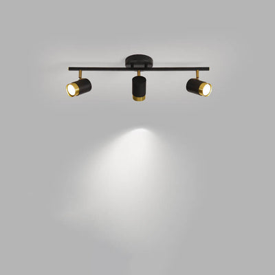 Moderne kreative Acryl-Track-Spotlight LED-Deckenleuchte mit halb bündigem Einbau 