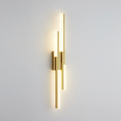 Moderne minimalistische vertikale Bar Acryl Eisen LED Wandleuchte Lampe für Wohnzimmer 