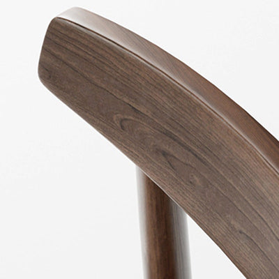 Silla de Comedor Tapizada en Cuero Nappa de Doble Capa Cuadrada Retro Contemporánea con Respaldo Abierto Sin Brazos para Comedor 