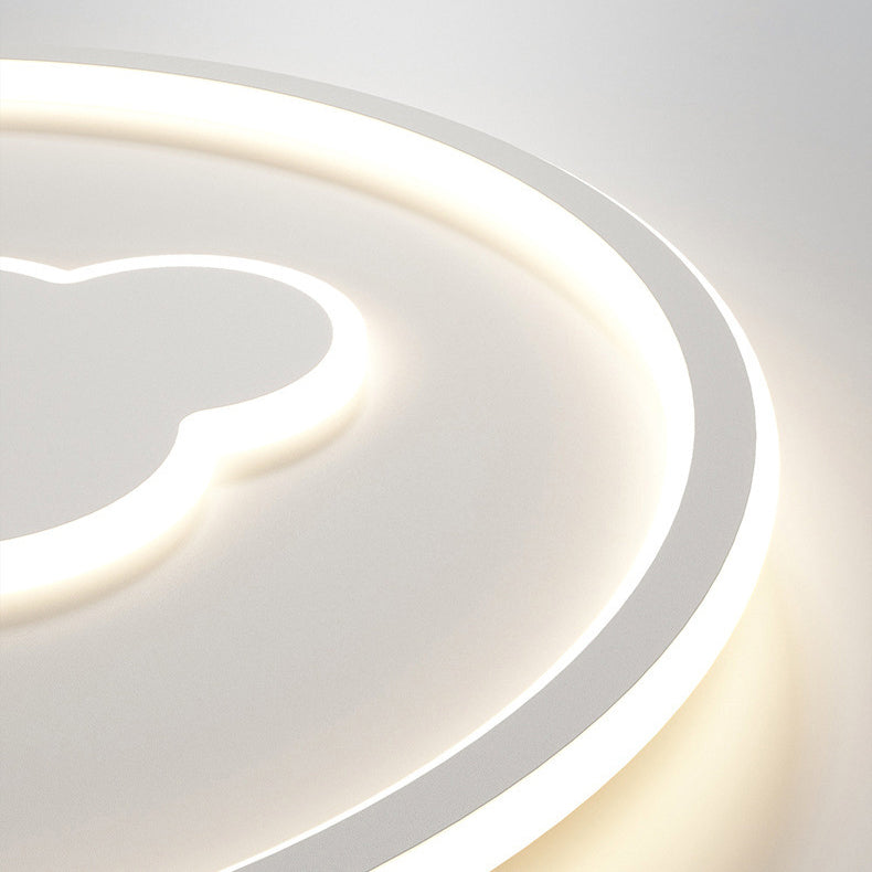 Plafonnier LED en acrylique avec nuage arc-en-ciel créatif contemporain pour salon 